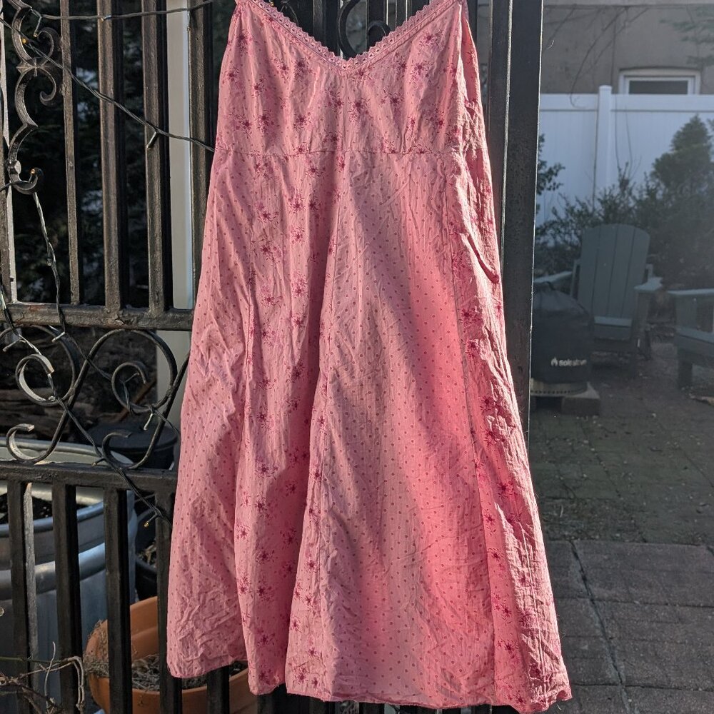 Lola pink floral mini dress